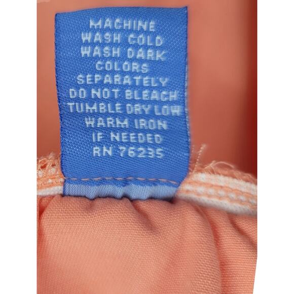 Paradise Bay‎ Women's Coral Drawstring Bermuda Shorts Sz 16 Misses Elastic Waist - Picture 5 of 6